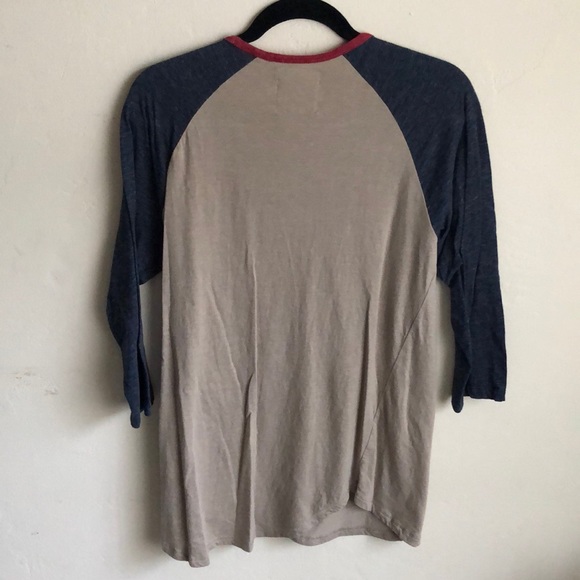 Men’s On The Byas 3/4 sleeve baseball tee. - Picture 2 of 4